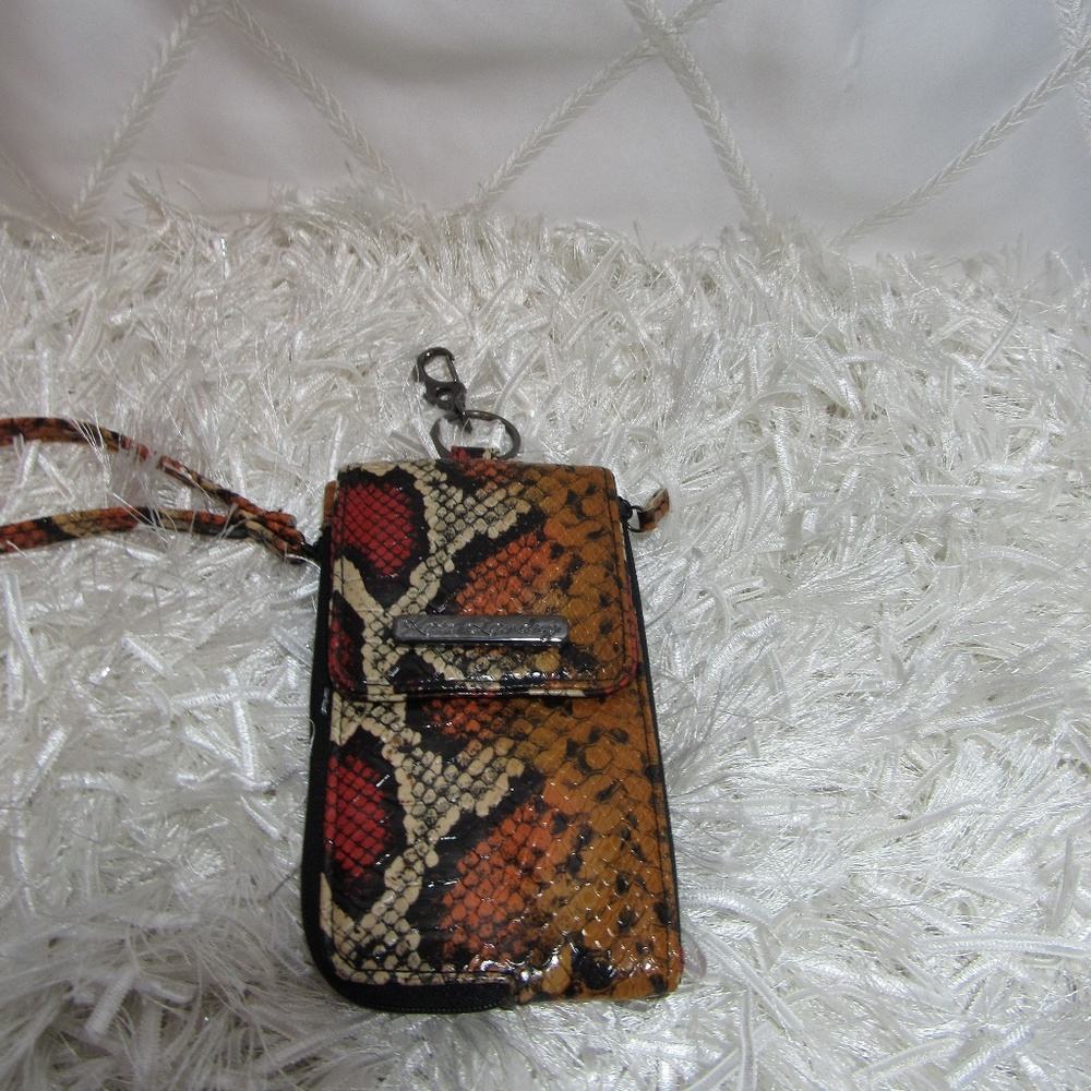 Kate Landry Python Print Wristlet - image 1